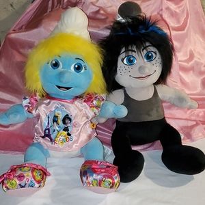 SOLD Build A Bear Smurfette II and Vexy